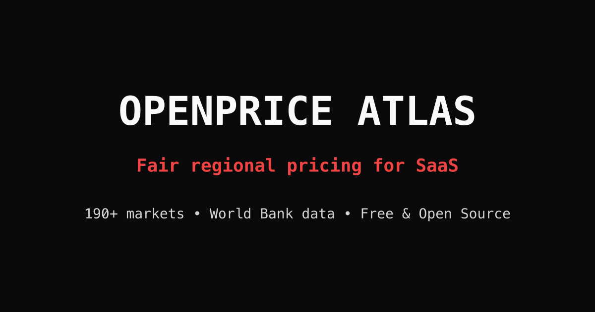 OpenPrice Atlas — 官网预览图